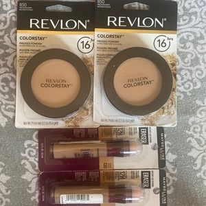 Maybelline colorstay pressed powder & eraser